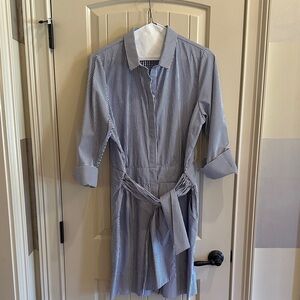 Gretchen Scott Designs Blue Striped Dress. Never worn